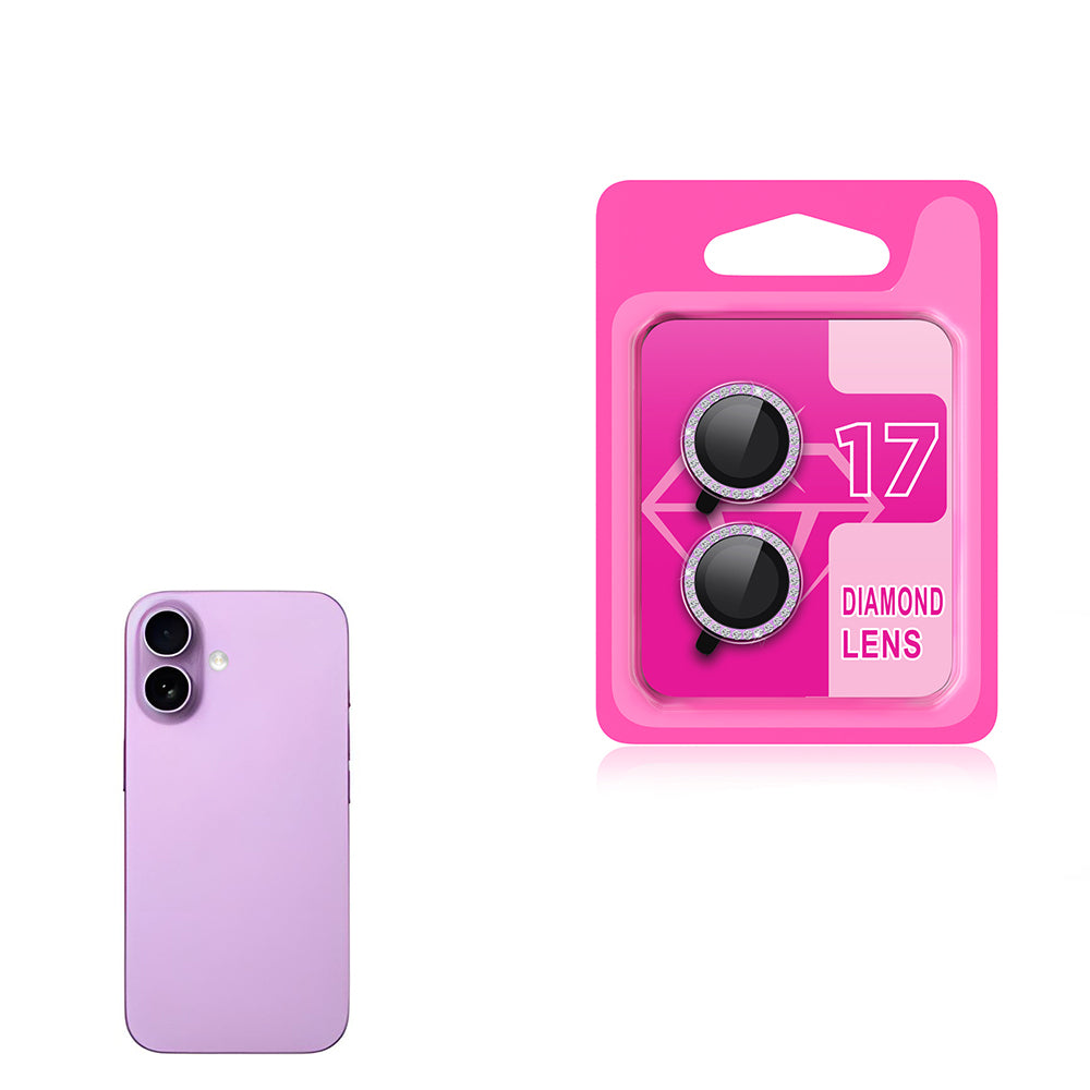 Apple iPhone 17 Zore CL-06 Kamera Lens Koruyucu Açık Mor