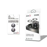 Apple iPhone 17 Zore CL-12 Premium Safir Parmak İzi Bırakmayan Anti-Reflective Kamera Lens Koruyucu Açık Mor