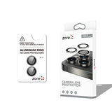 Apple iPhone 17 Zore CL-12 Premium Safir Parmak İzi Bırakmayan Anti-Reflective Kamera Lens Koruyucu Gri