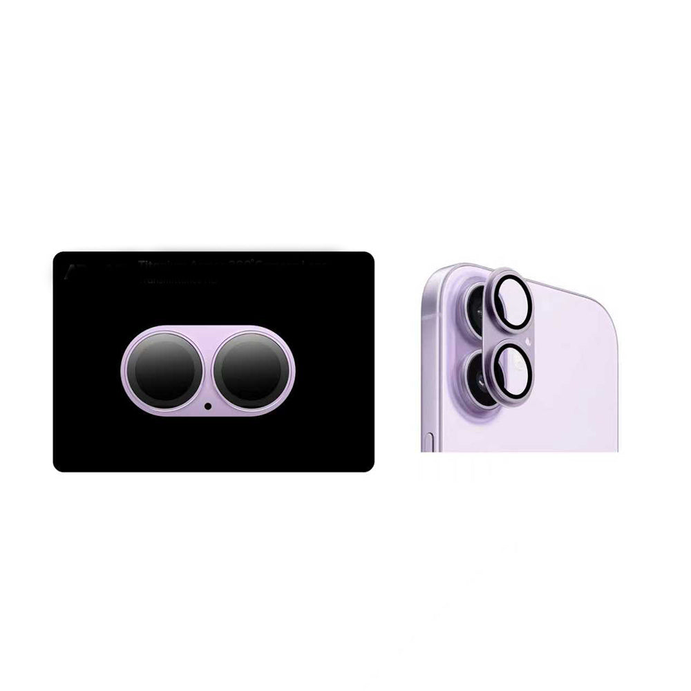 Apple iPhone 17 Zore CL-20 Kamera Lens Koruyucu Mor