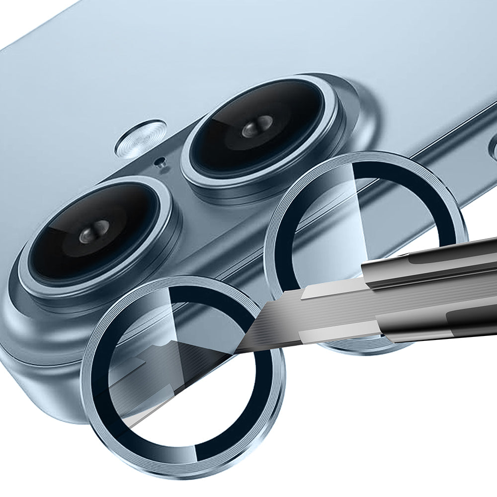 Apple iPhone 17 Zore Mikro Kamera Lens Koruyucu Siyah