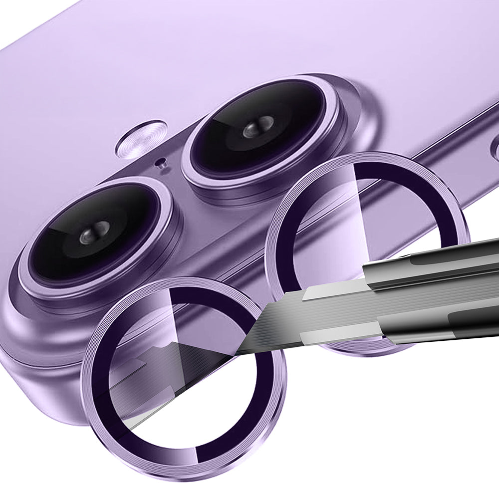 Apple iPhone 17 Zore Mikro Kamera Lens Koruyucu Siyah