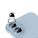 Apple iPhone 17 Zore Mikro Kamera Lens Koruyucu Gümüş