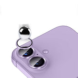 Apple iPhone 17 Zore Mikro Kamera Lens Koruyucu Açık Mor