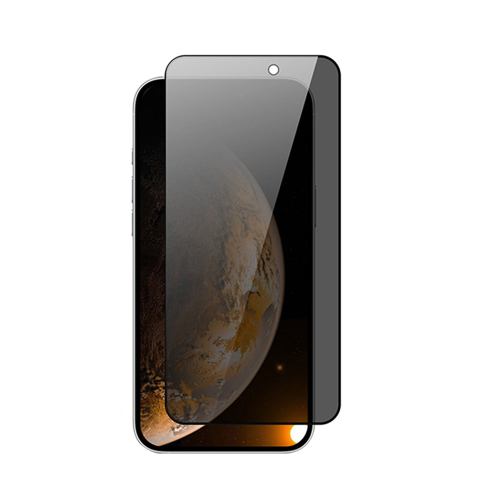 Apple iPhone 17 Zore Rika Premium Privacy Temperli Cam Ekran Koruyucu Siyah