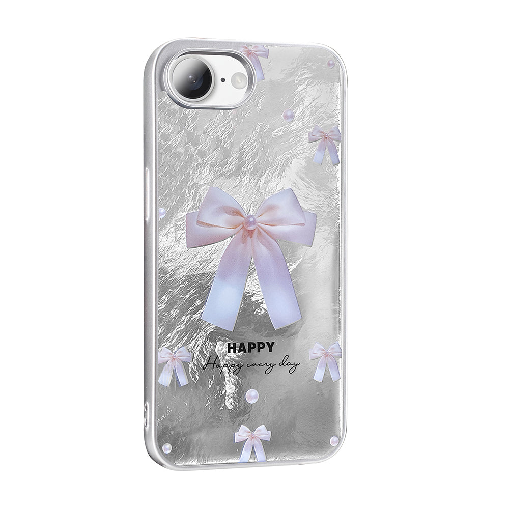 Apple iPhone 17E Kılıf Desenli  Mep Kapak Gri Leopar