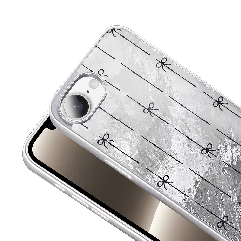 Apple iPhone 17E Kılıf Desenli Mep Kapak İncili Fiyonk