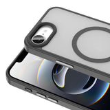Apple iPhone 17E Kılıf M-safe Şarj Özellikli Mat Arka Yüzey Sio Kapak Koyu Yeşil