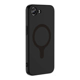 Apple iPhone 17E Kılıf M-Safe Şarj Özellikli Zore Aris Silikon Kapak Siyah
