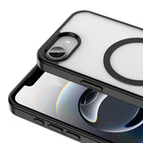 Apple iPhone 17E Kılıf M-safe Wireless Şarj Özellikli Silikon Ege Kapak Siyah