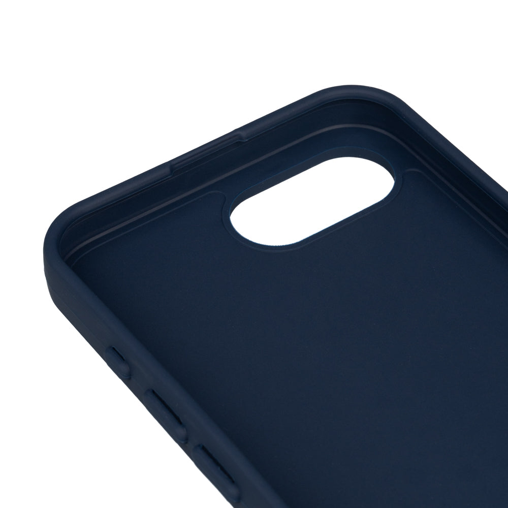 Apple iPhone 17E Kılıf Biye Silikon Lacivert
