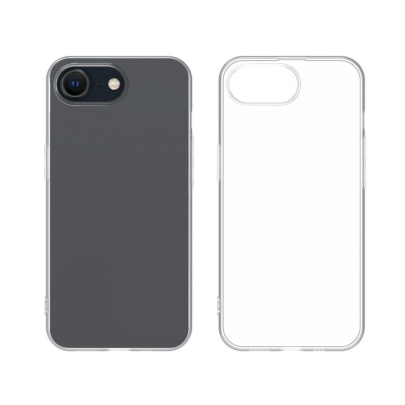 Apple iPhone 17E Kılıf Süper Silikon Kapak Şeffaf