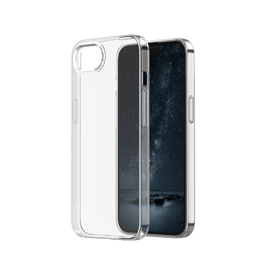 Apple iPhone 17E Kılıf Süper Silikon Kapak Şeffaf