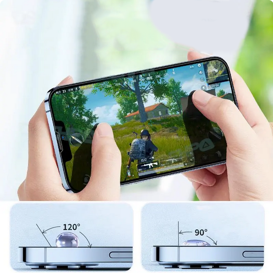 Apple iPhone 17E Darbeye Dayanıklı Anti Statik Temperli Cam Ekran Koruyucu Siyah
