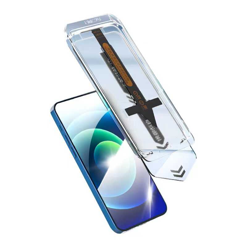 Apple iPhone 17E Süper Fast Anti-Dust Toz Önleyici Temperli Ekran Koruyucu Renksiz