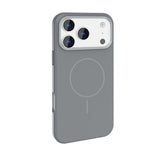 Apple iPhone 18 Pro Kılıf M-Safe Şarj Özellikli Metal Kamera Çerçeveli Zore Edi Silikon Kapak Siyah