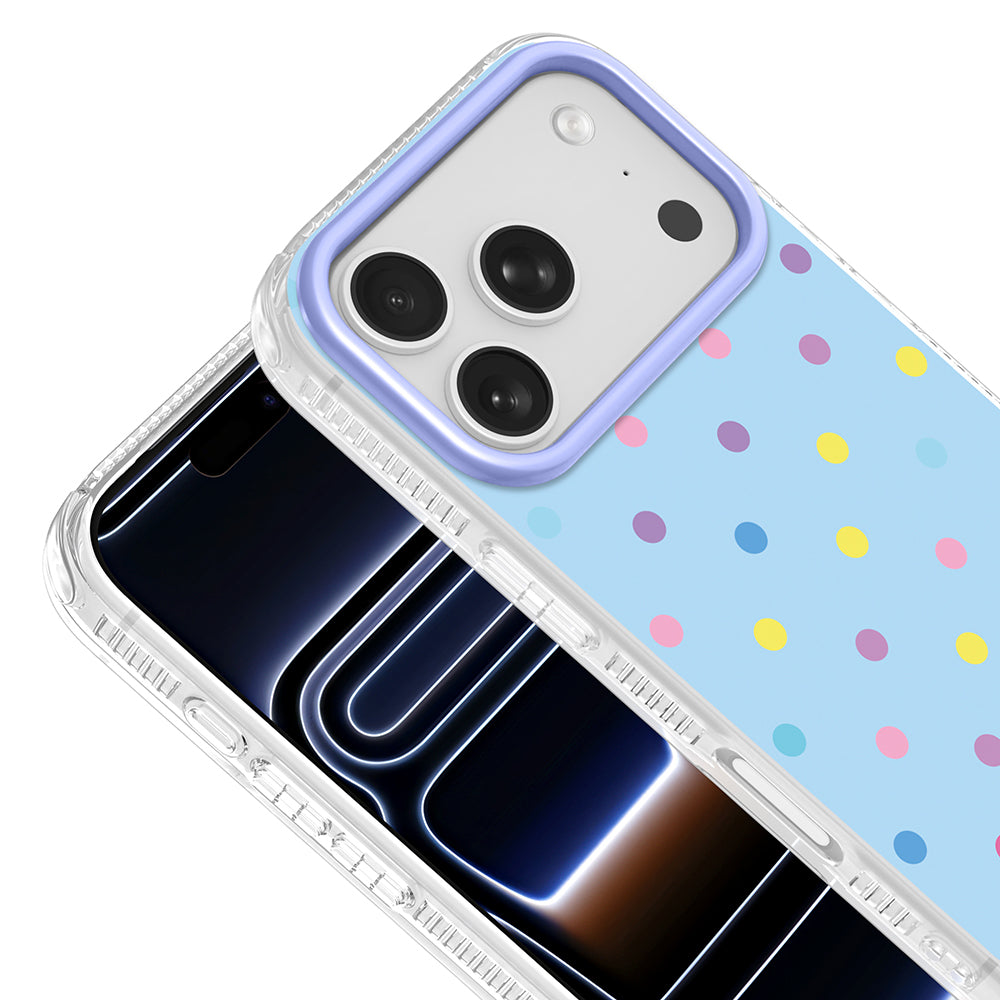 Apple iPhone 18 Pro Max Kılıf Airbag Tasarımlı Zore Potik Sert PC Kapak Mavi