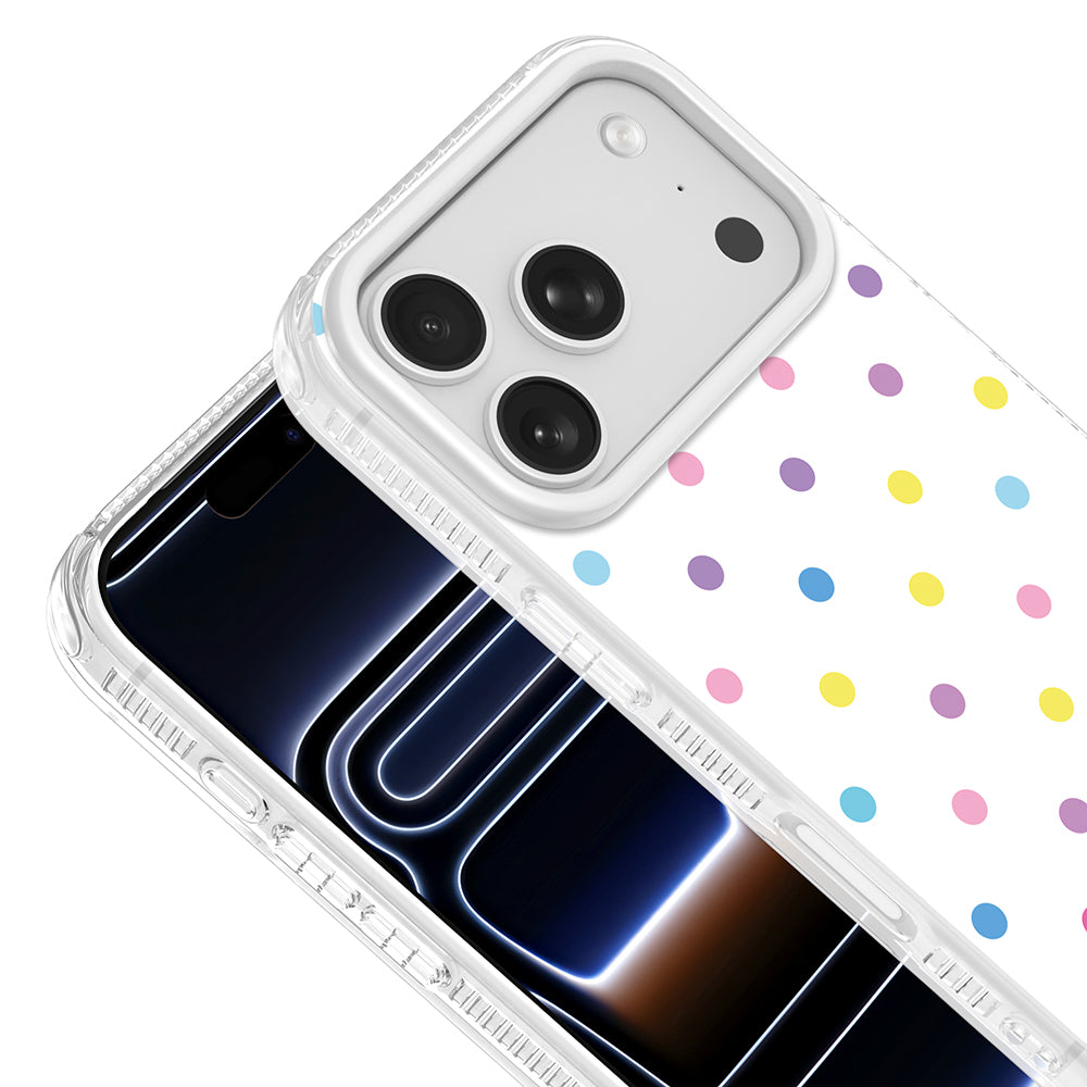 Apple iPhone 18 Pro Max Kılıf Airbag Tasarımlı Zore Potik Sert PC Kapak Beyaz