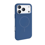 Apple iPhone 18 Pro Max Kılıf M-Safe Şarj Özellikli Metal Kamera Çerçeveli Zore Edi Silikon Kapak Titanyum-Gri