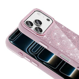 Apple iPhone 18 Pro Max Kılıf M-safe Şarj Özellikli Parlayan Simli Zore Okso Kapak Siyah