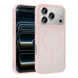 Apple iPhone 18 Pro Max Kılıf M-safe Şarj Özellikli Zore Babet Kapak Pembe