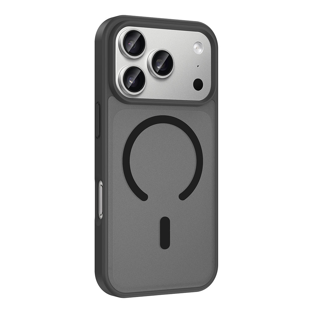 Apple iPhone 18 Pro Max Kılıf M-safe Şarj Özellikli Zore Babet Kapak Siyah