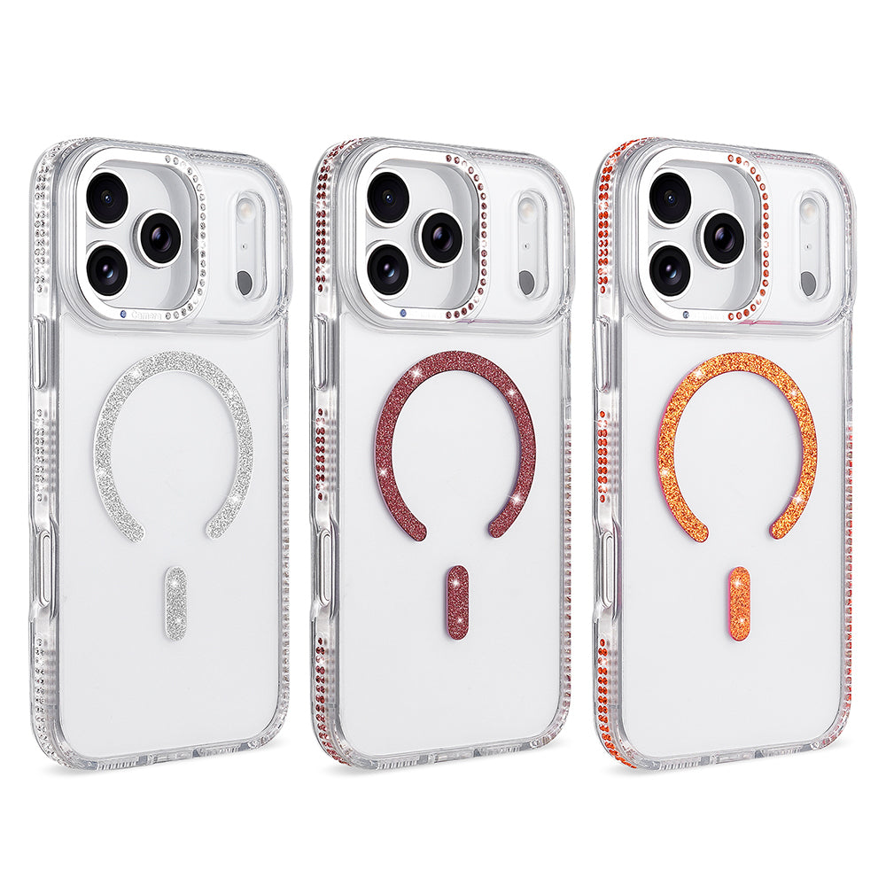 Apple iPhone 18 Pro Max Kılıf M-safe Şarj Özellikli Zore Tera Silikon Kapak Mürdüm