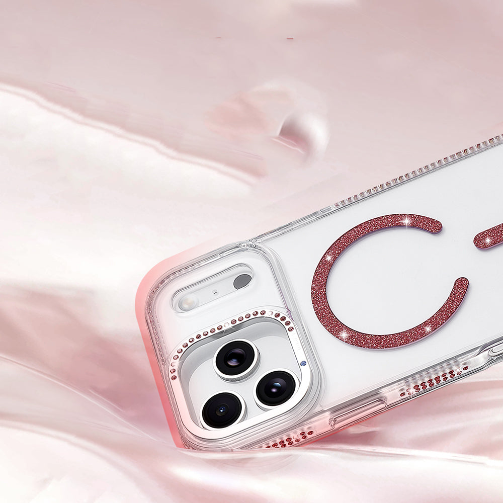 Apple iPhone 18 Pro Max Kılıf M-safe Şarj Özellikli Zore Tera Silikon Kapak Turuncu