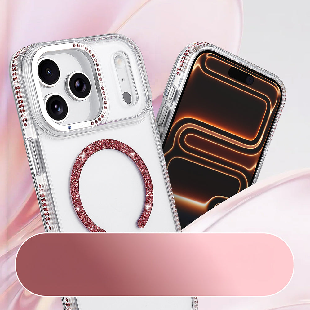 Apple iPhone 18 Pro Max Kılıf M-safe Şarj Özellikli Zore Tera Silikon Kapak Mürdüm