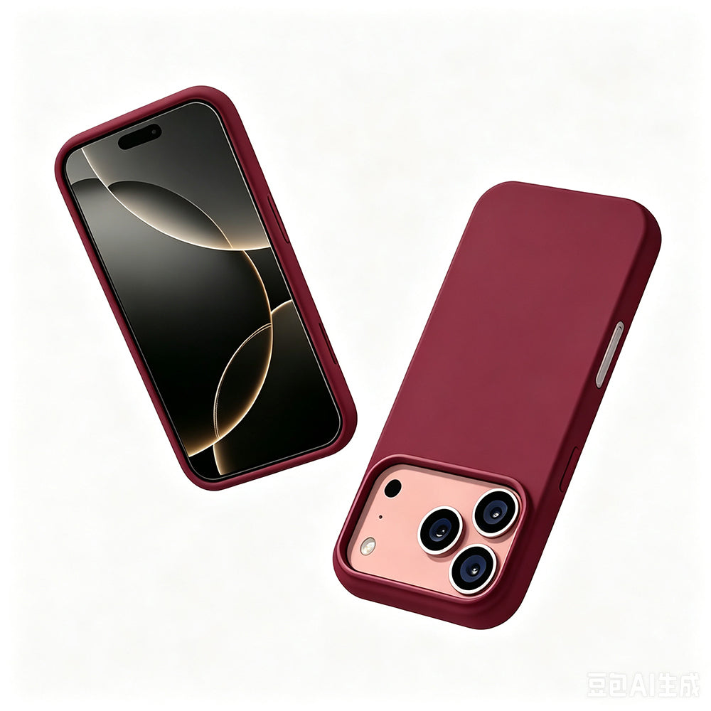 Apple iPhone 18 Pro Max Kılıf Zore LSR Lansman Kapak Mürdüm