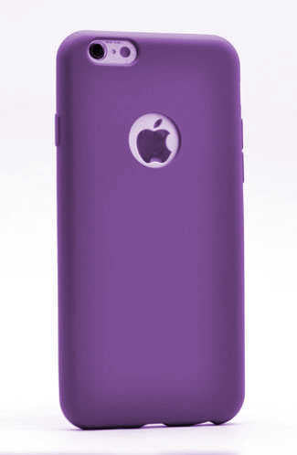 Apple iPhone 4s Kılıf Zore Premier Silikon Kapak Mor