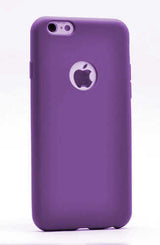 Apple iPhone 4s Kılıf Zore Premier Silikon Kapak Mor