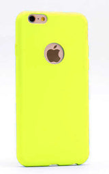 Apple iPhone 4s Kılıf Zore Premier Silikon Kapak Sarı