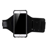 Apple iPhone 5 Kılıf Zore 2 in 1 Kol Bandı Füme