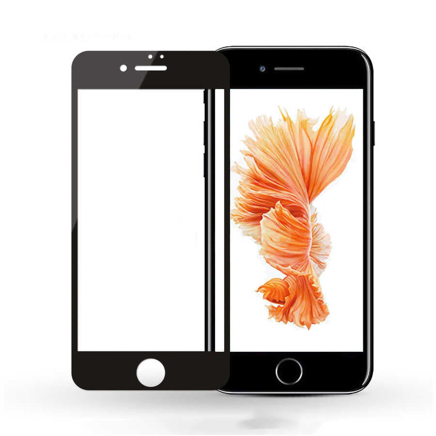 Apple iPhone 6 Davin 5D Cam Ekran Koruyucu Siyah