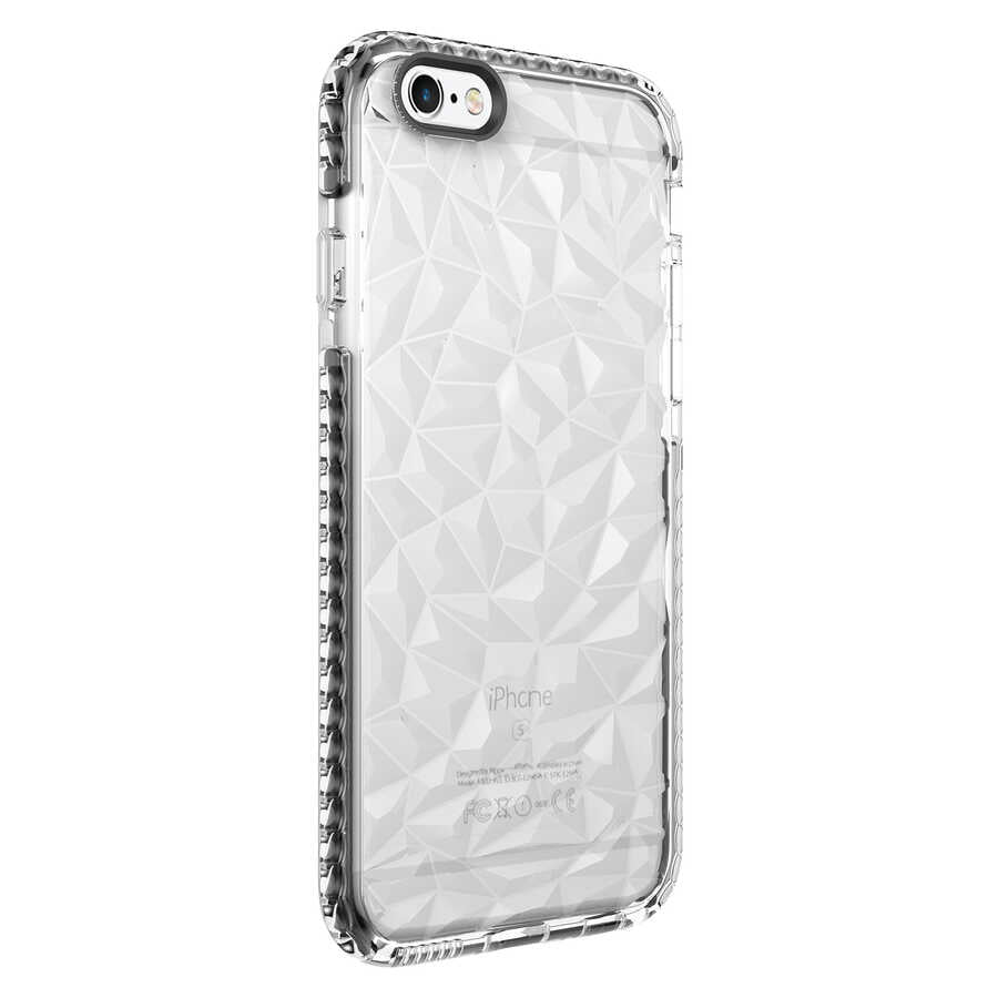 Apple iPhone 6 Kılıf Zore Buzz Kapak Siyah