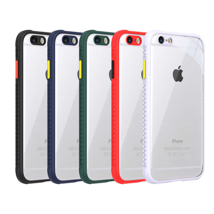 Apple iPhone 6 Kılıf Zore Kaff Kapak Siyah