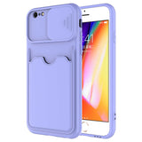 Apple iPhone 6 Kılıf Zore Kartix Kapak Lila