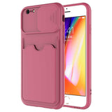 Apple iPhone 6 Kılıf Zore Kartix Kapak Koyu Mor