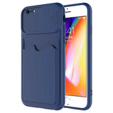 Apple iPhone 6 Kılıf Zore Kartix Kapak Lacivert