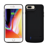 Apple iPhone 6 Plus Zore 6000 mAh Şarjlı Kılıf Siyah