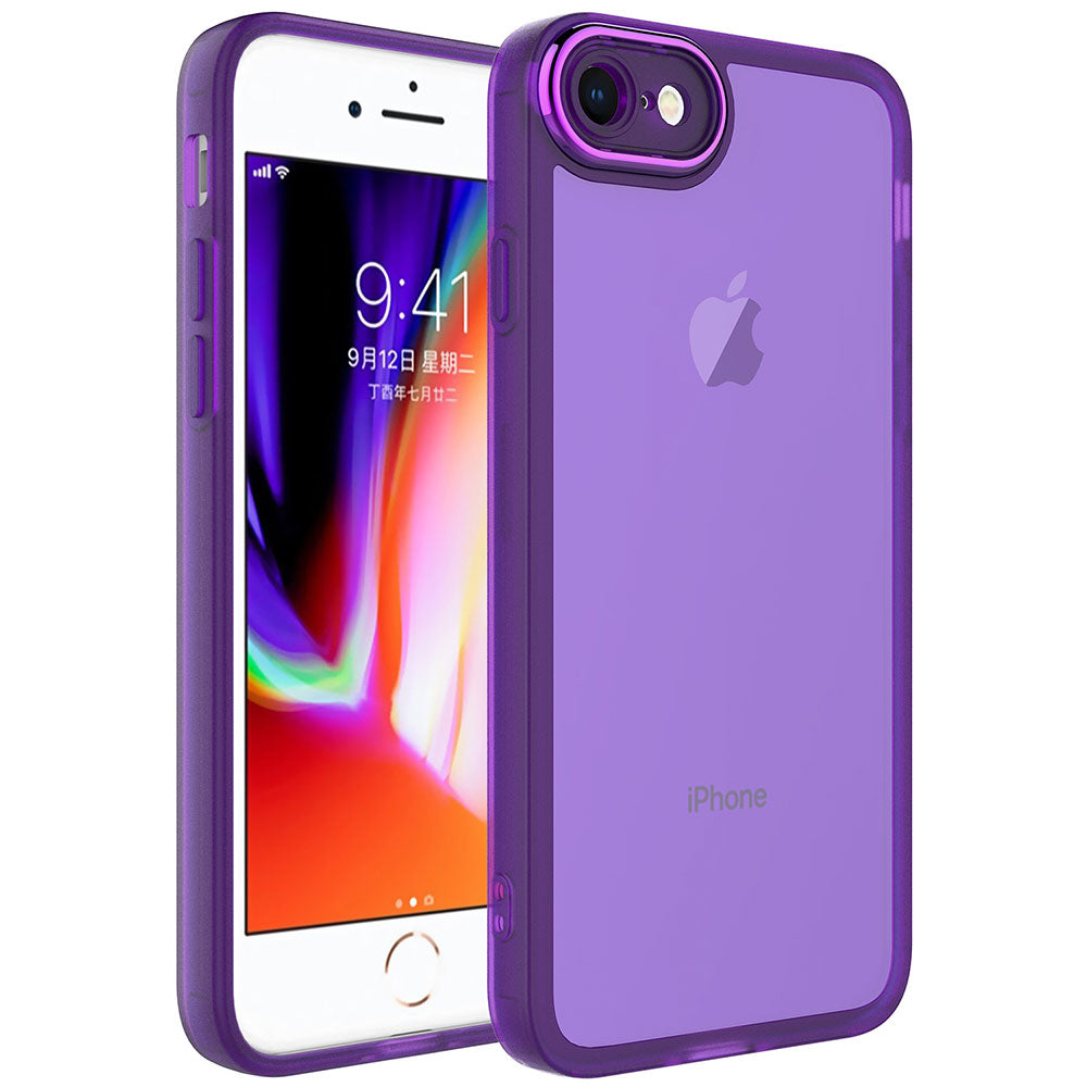 Apple iPhone 7 Kılıf Kamera Korumalı Transparan Zore Post Kapak Renksiz