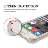 Apple iPhone 7 Kılıf Zore Nitro Anti Shock Silikon Renksiz