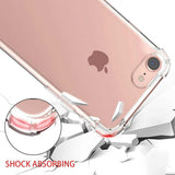 Apple iPhone 7 Kılıf Zore Nitro Anti Shock Silikon Renksiz