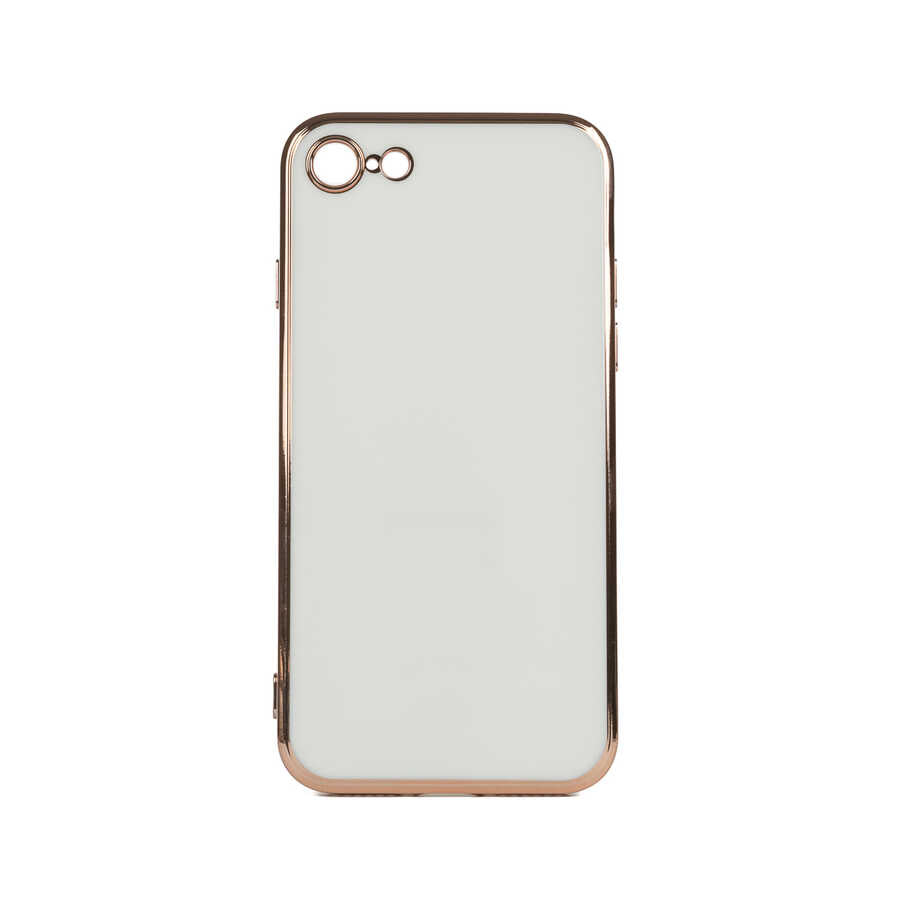 Apple iPhone 7 Kılıf Zore Bark Kapak Beyaz