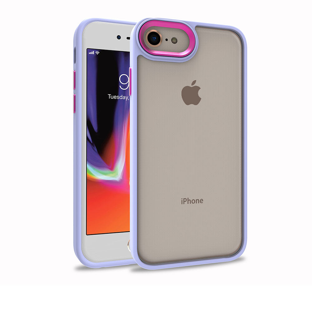 Apple iPhone 7 Kılıf Zore Flora Kapak Kırmızı