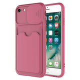Apple iPhone 7 Kılıf Zore Kartix Kapak Koyu Yeşil