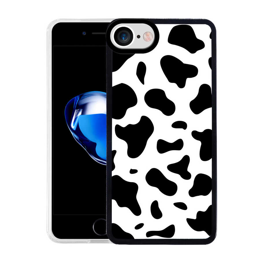 Apple iPhone 7 Kılıf Zore M-Fit Desenli Kapak Flower No4
