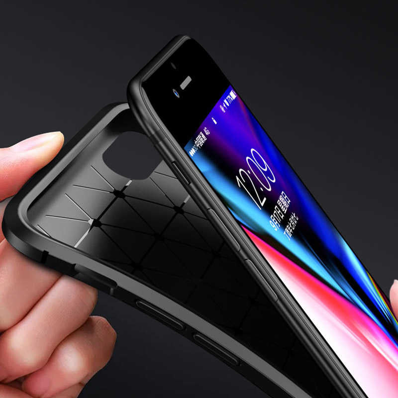 Apple iPhone 7 Kılıf Zore Negro Silikon Kapak Siyah