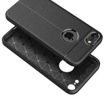 Apple iPhone 7 Kılıf Zore Niss Silikon Kapak Siyah